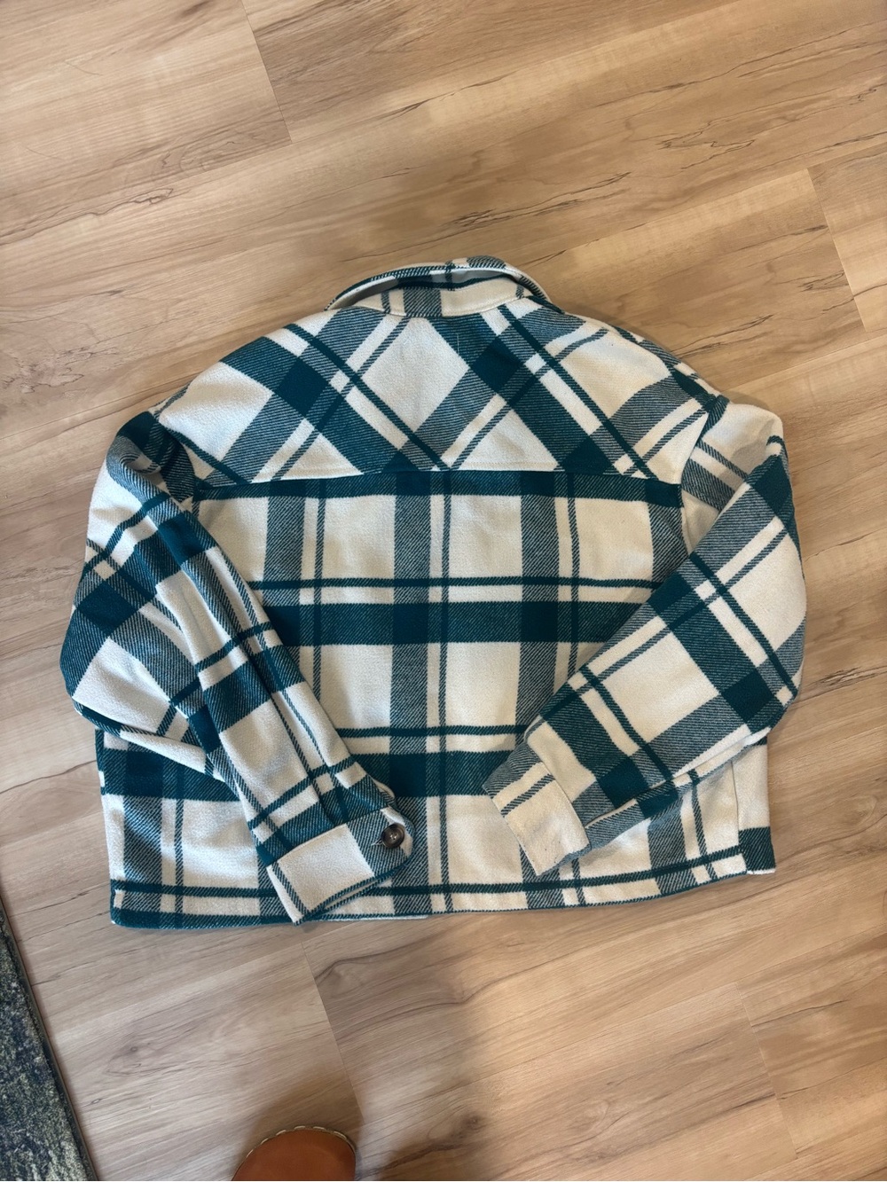 Love Tree Plaid Jacket - good condition - size S - Picture 2 of 4
